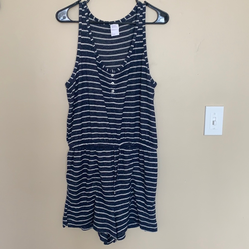 Stars Above cozy romper with pockets